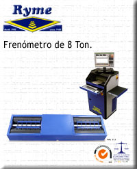 Frenómetro de 8 ton.